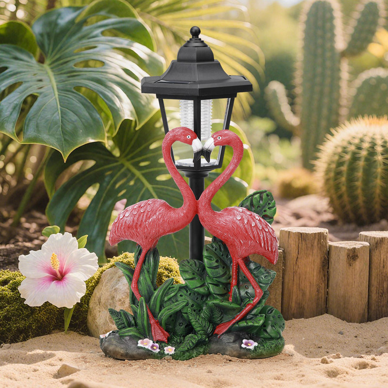 Roma Park ローマピンクLEDライト Bay Isle Home™ Solar Flamingo Garden Decor Statue & Reviews | Wayfair